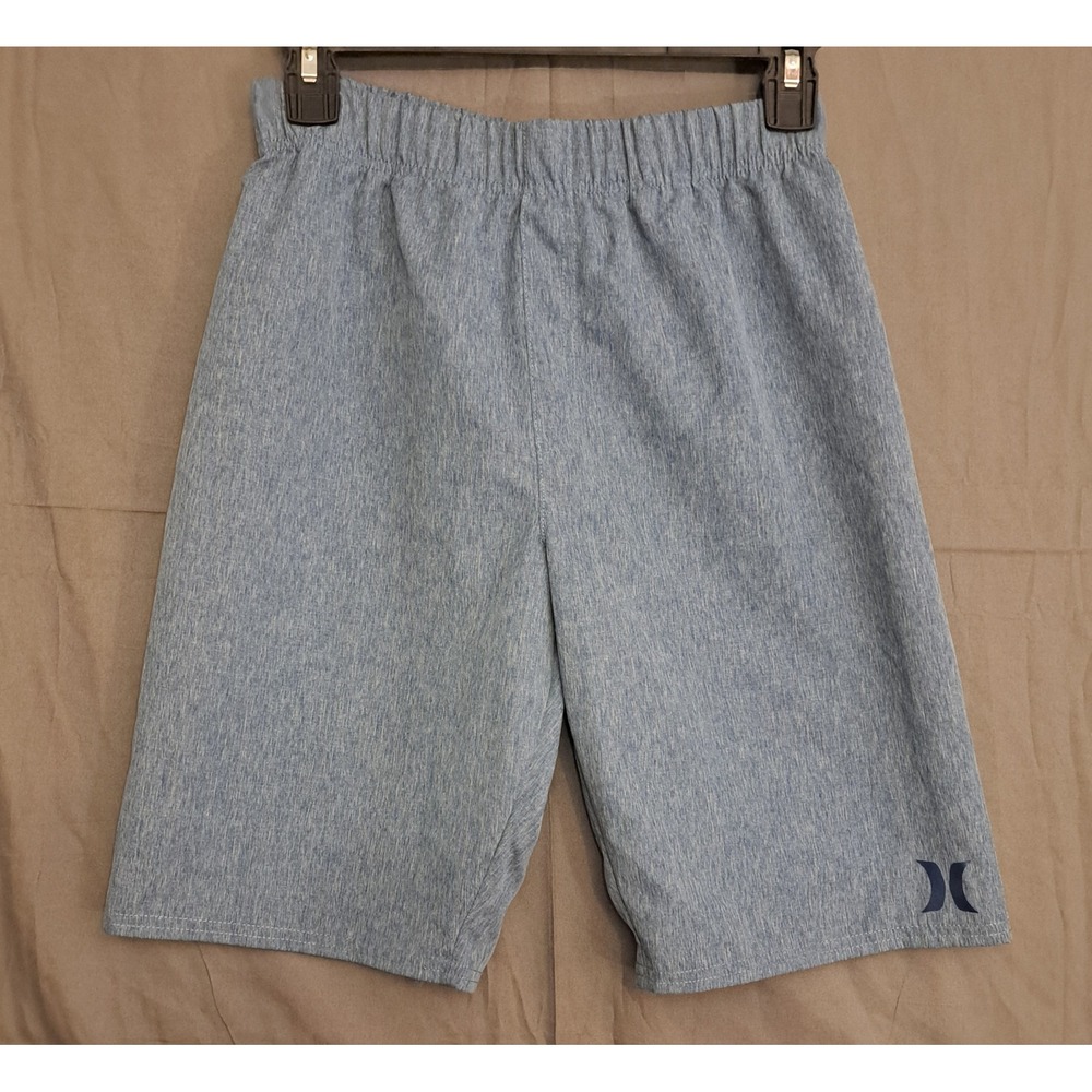 Hurley Stretch Hybrid Pull On Shorts Youth Size Large Blue